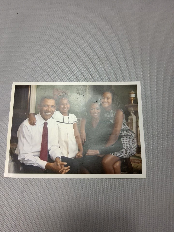 Barack Obama 2010 White House New Year Photo Card Presidential DNC Memorabilia
