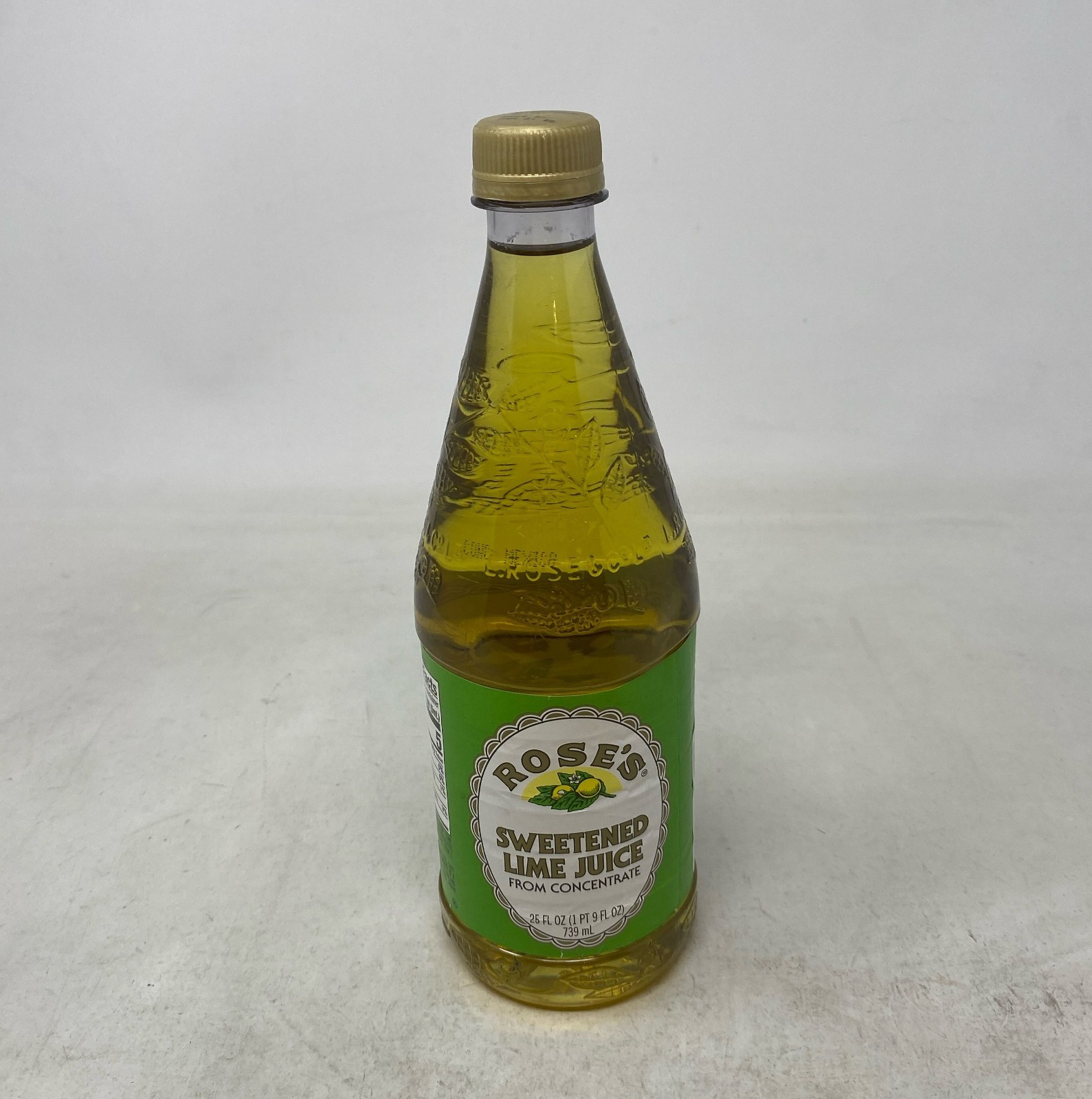 Rose’s West India Sweetened Lime Juice, Green Label, 25 fl oz Bottle