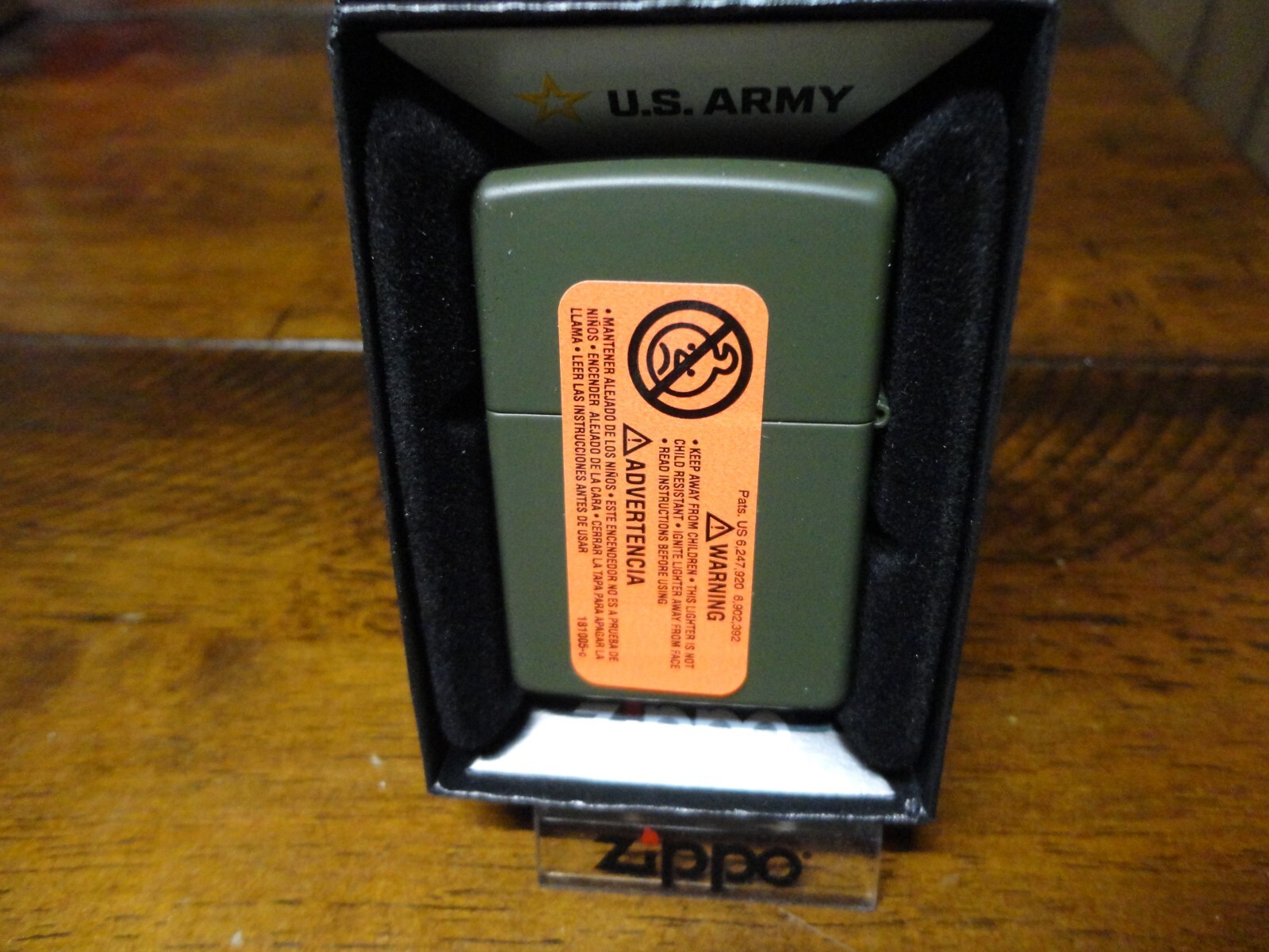 UNITED STATES ARMY US 1ST ARMORED DIVISION OLD IRONSIDES ZIPPO LIGHTER MINT