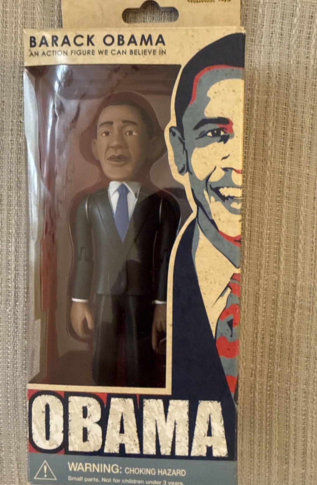 Barack Obama Figurine 2007 Jailbreak Toys Action Figure New in Box President