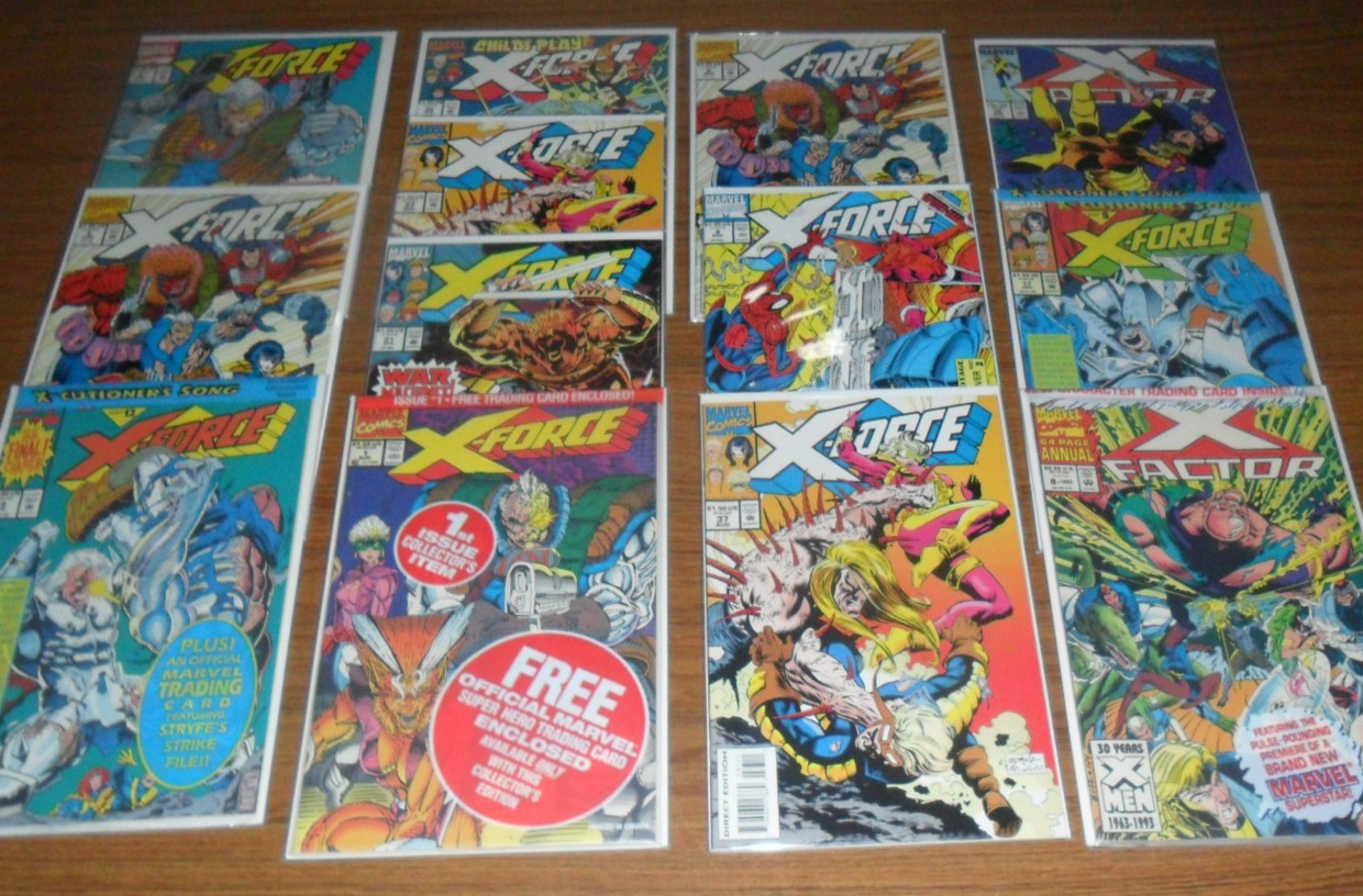 13 X-Force Comics See photo for Issue Numbers.