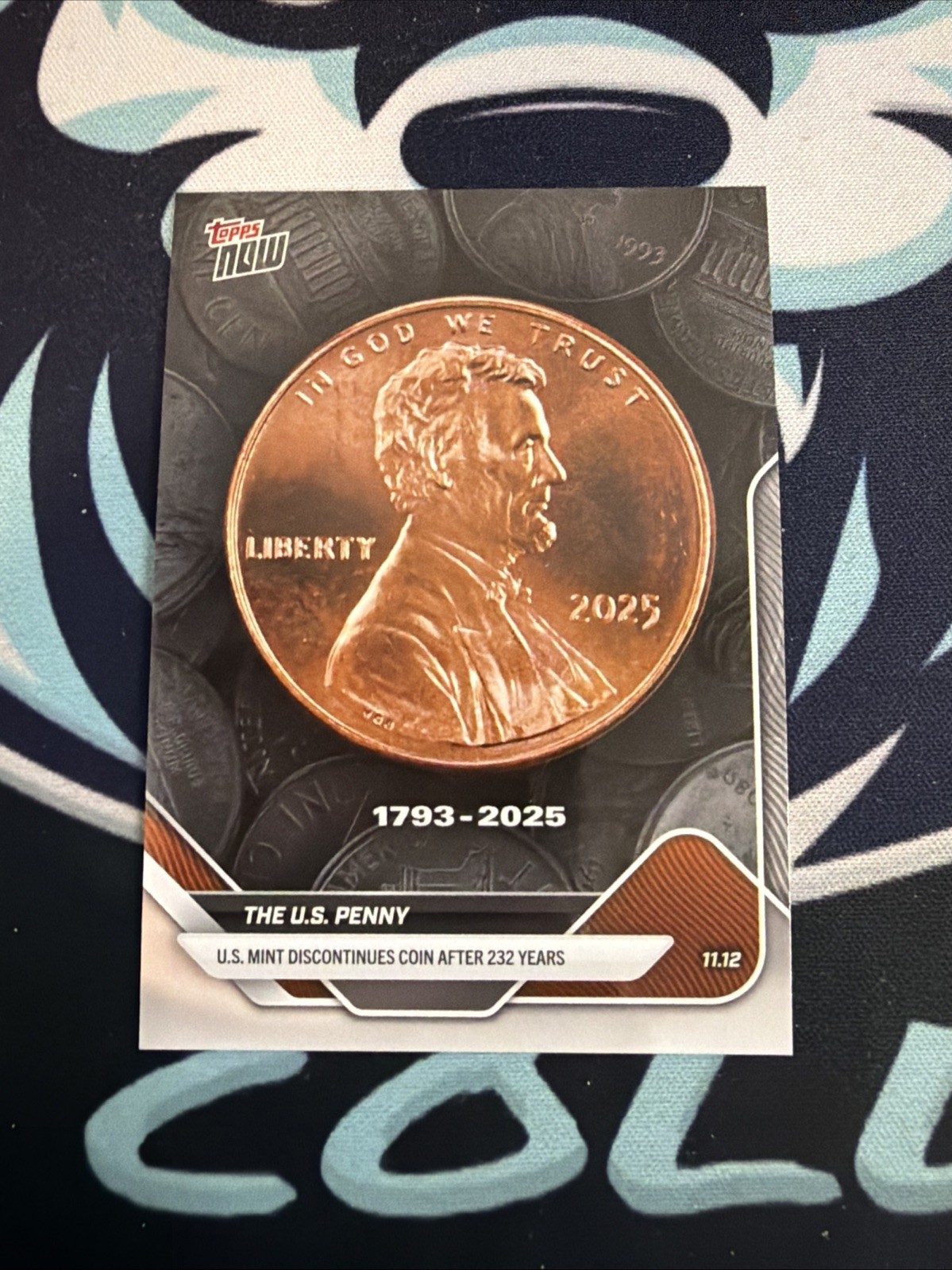 2025 Topps Now The U.S. Penny 1793-2025 Final Mint Day