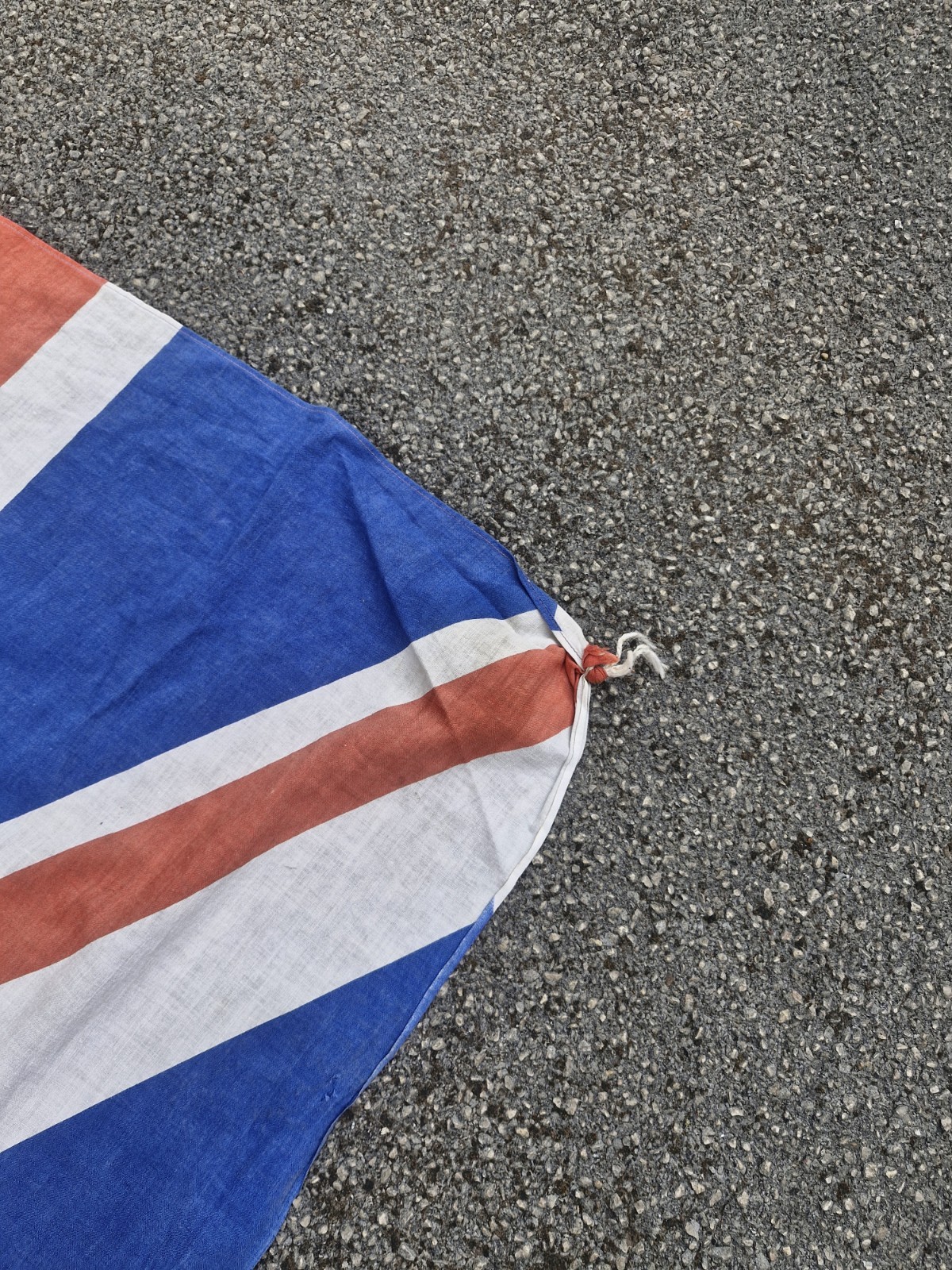 Vintage Cotton Union Jack Flag