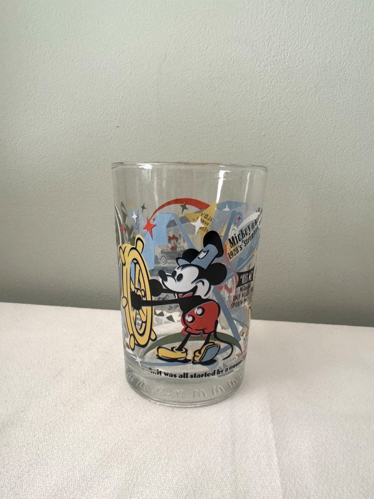 McDonalds Disney 100 Years of Magic Glasses Set of 3 Mickey Pinocchio Goofy