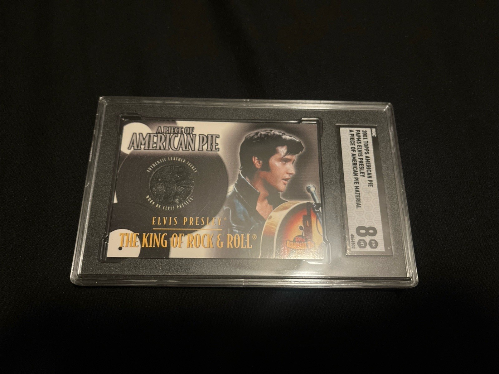 Topps 2001 A Piece of American Pie Elvis Presley Memorabilia Card 8 CGC