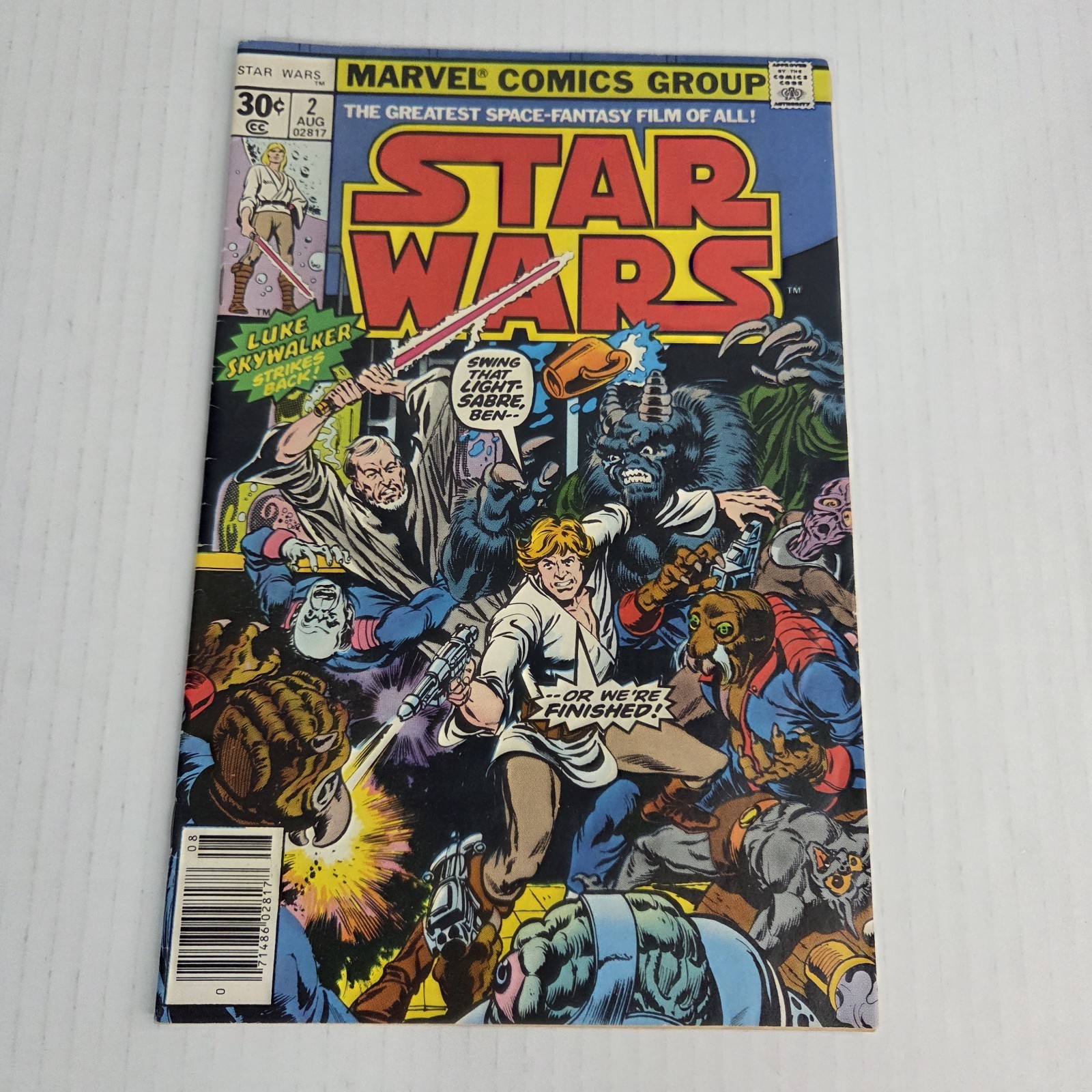 Marvel Comics Star Wars #2 (1977) Luke Skywalker Newsstand Edition