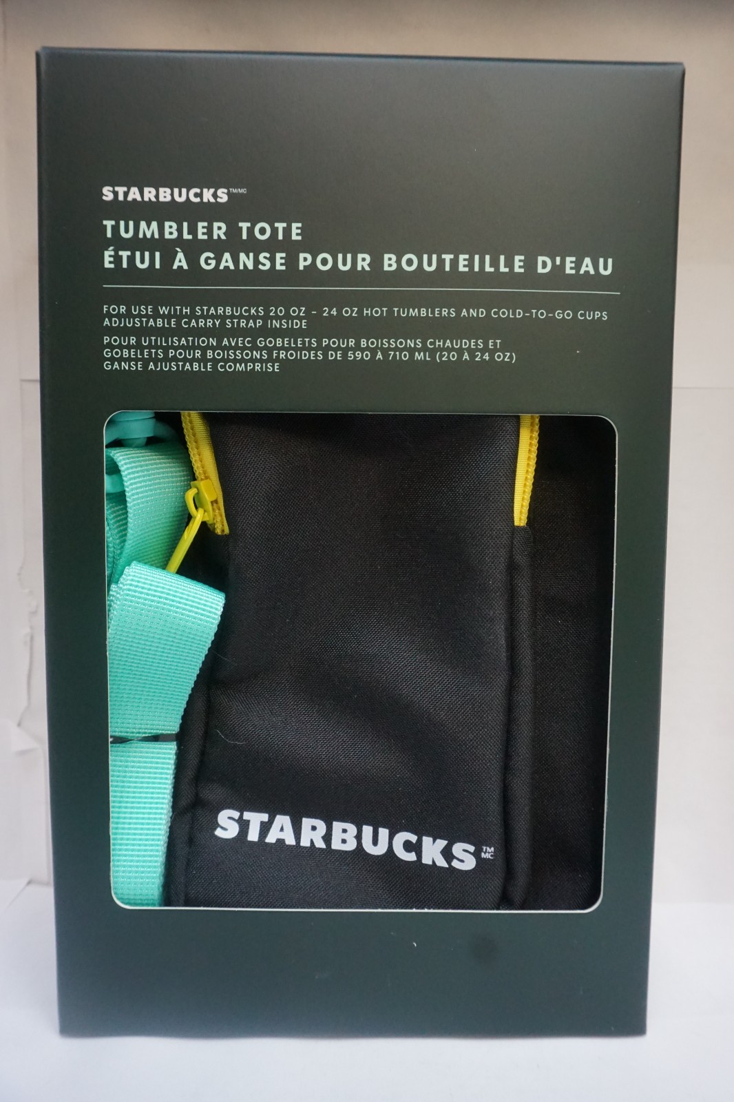 Starbucks Summer Tumbler Tote Bag Black Adjustable Strap (BOGO FREE!!)