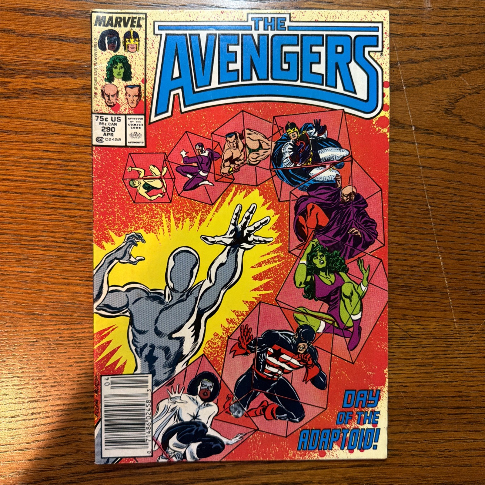 Vintage AVENGERS #290 VOL. 1 7.0 NEWSSTAND MARVEL COMIC BOOK 🔥