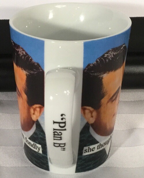 Anne Taintor Porcelain Mug She Thought of Him Fondly Plan B Coffee Humor 