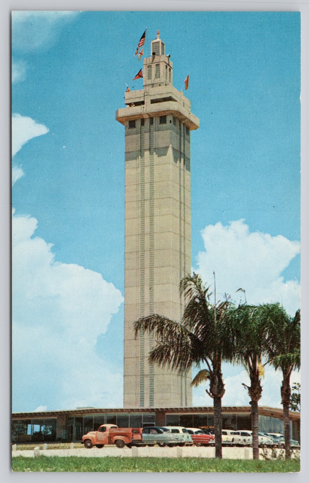 Vintage Florida Citrus Tower Clermont Photochrome Postcard 1939-Now