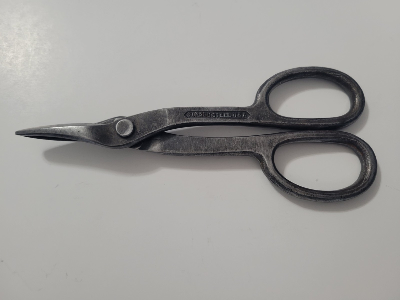 Vintage 1960’s Craftsman 7″ Tin Snips #4546 – V – Forged Steel USA