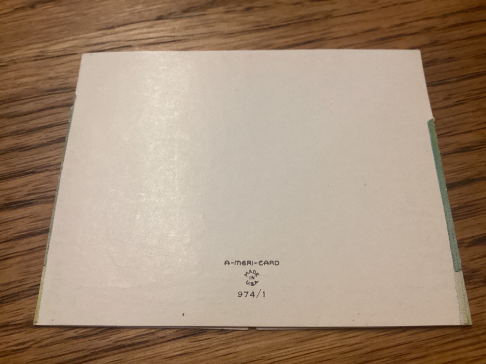 Vintage Halloween A-MERI-CARD bi-fold triple invitation without envelope unused