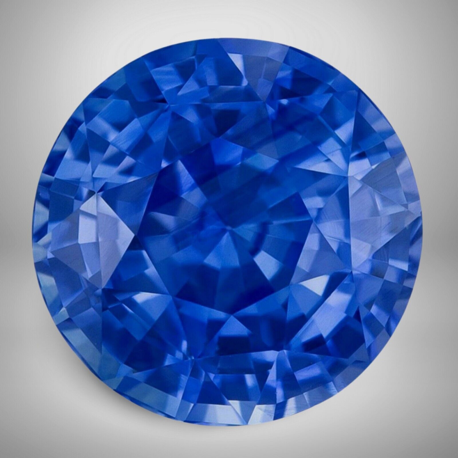 Blue Sapphire Round Cut Gemstone 0.50 Cts – 5 mm Vivid Precious Jewelry Gem