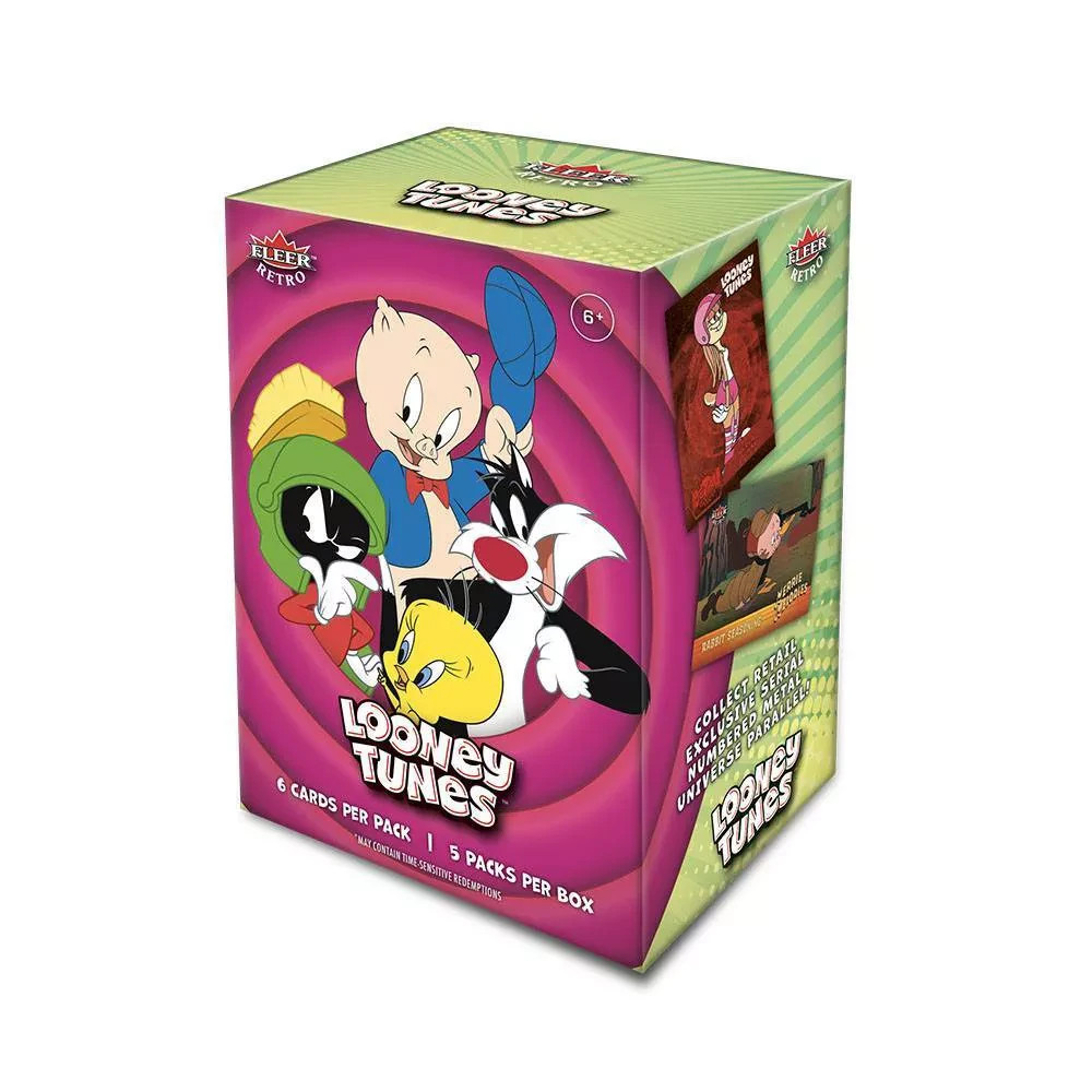 Fleer Retro – Looney Tunes 5-Pack Blaster Box | Special Inserts! 🔥 New Sealed