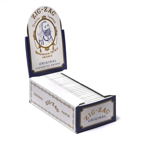 Zig Zag Original White Rolling Papers 24 Booklet (32 Paper Each) -Free Shipping