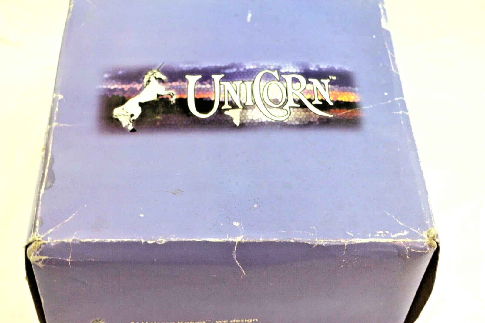 Unicorn Brand Fantasy Spider Knife and Stand and Box UN012