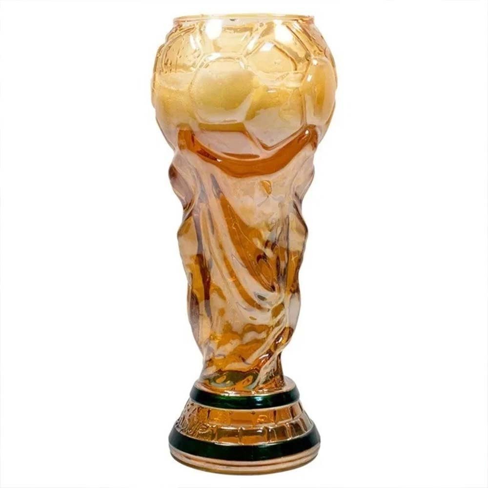 2026 World Cup Iridescent Beer Glass Trophy Football Bar Decor Mug