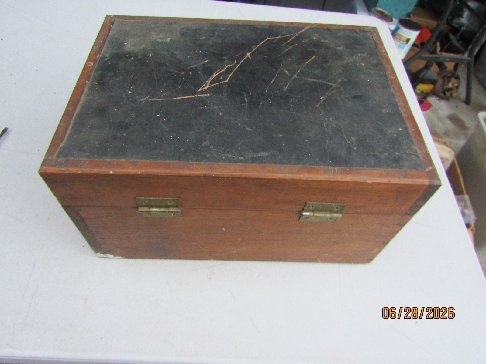 Vintage Lineman Worker Portable Telephone Box w Ring Generator Litton Phone Set
