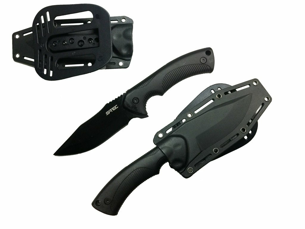 9″ Full Tang Tactical Knife with ABS Plastic Sheath