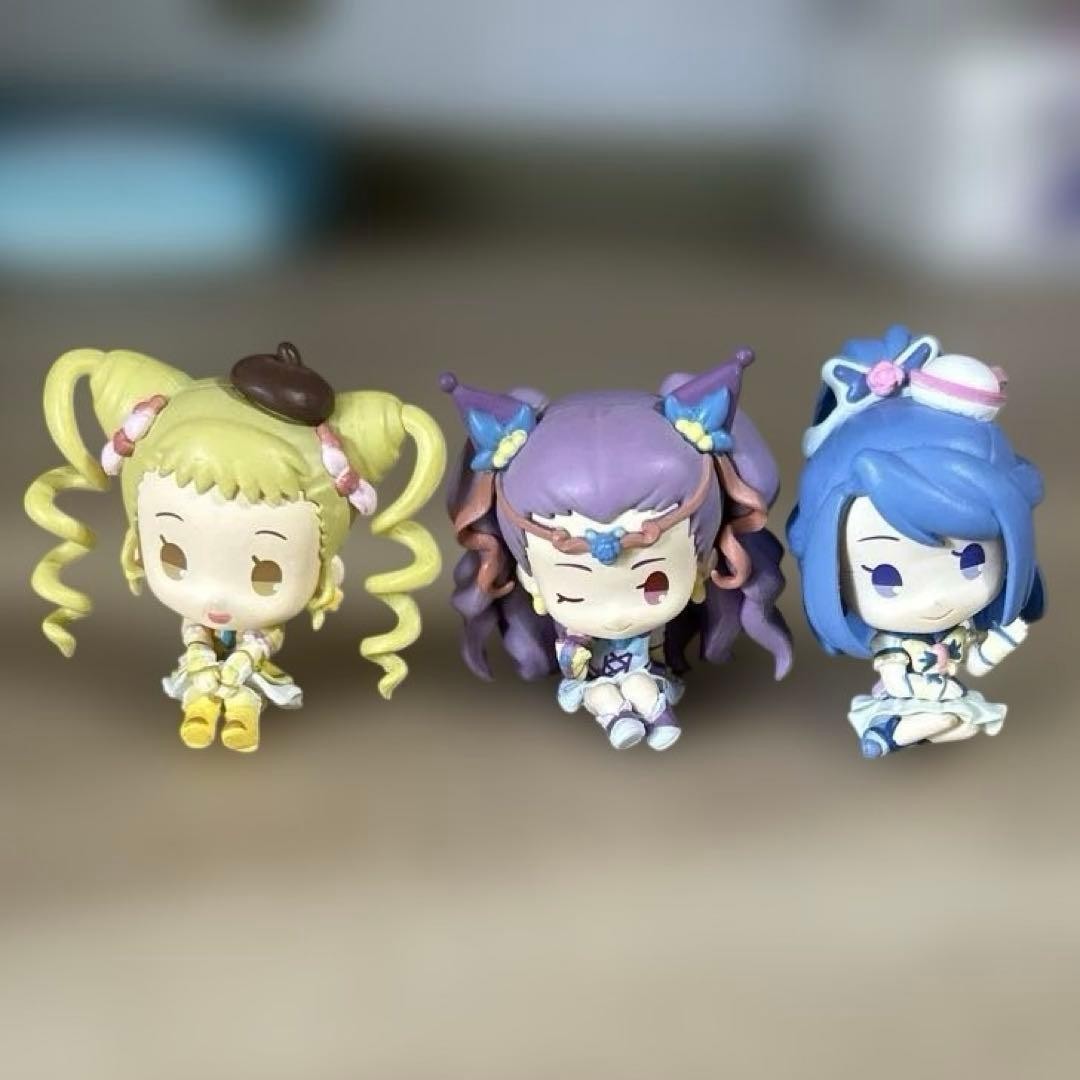 PreCure 5 GoGo Sanrio Character Figures Set Aqua Lemonade Milky Rose Collection
