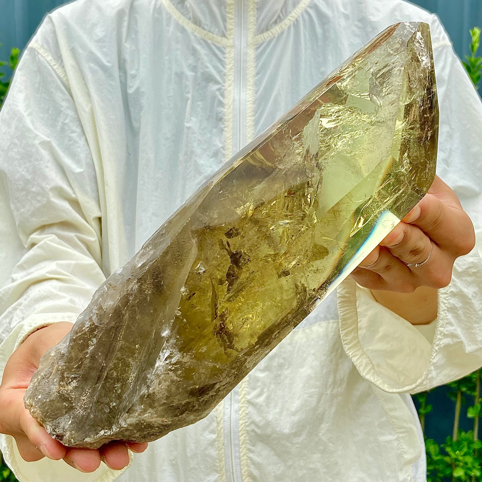 5.2LB Natural Citrine backbone cluster mineral specimen quartz crystal healing