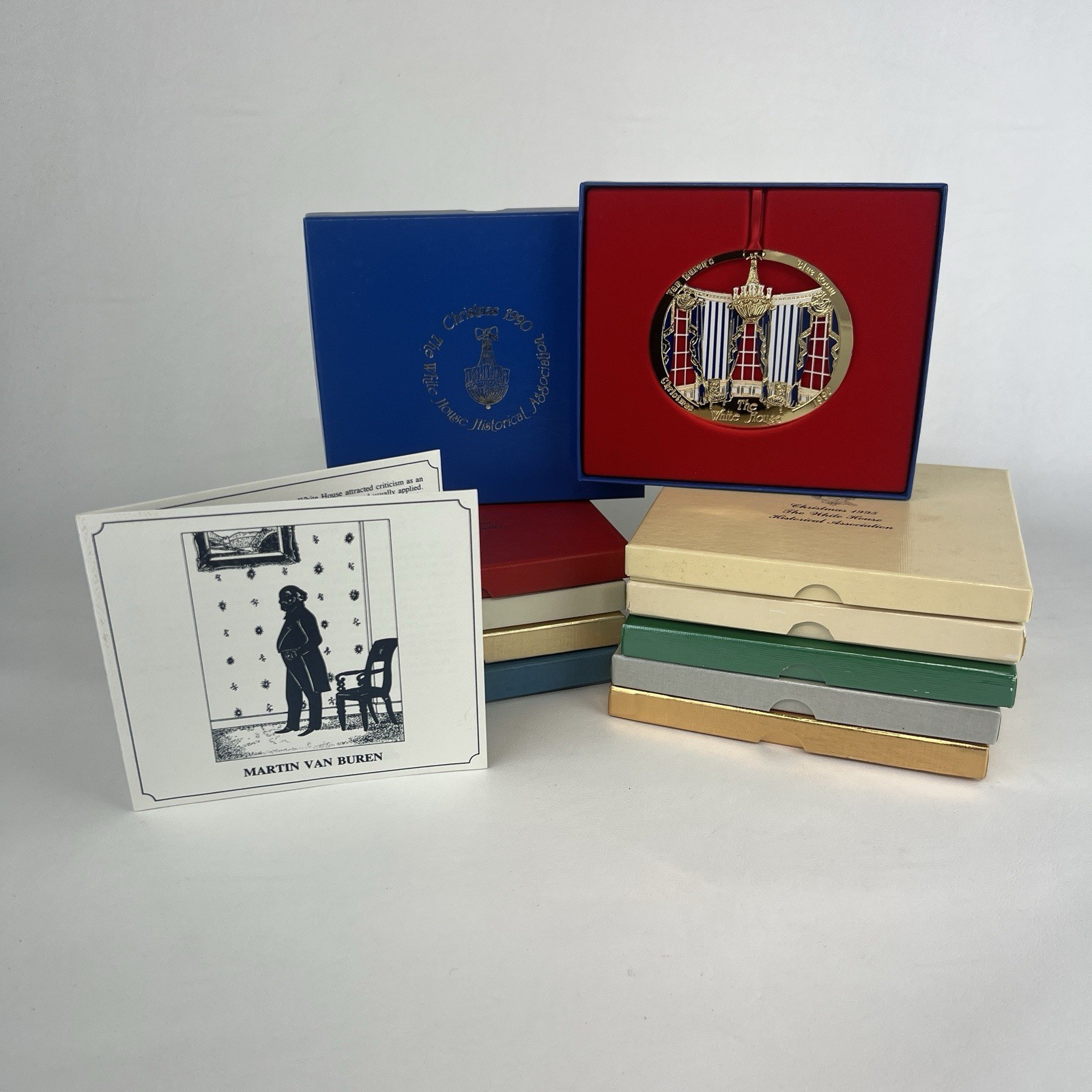 Vintage White House Christmas Ornaments LOT 10 1990-1999