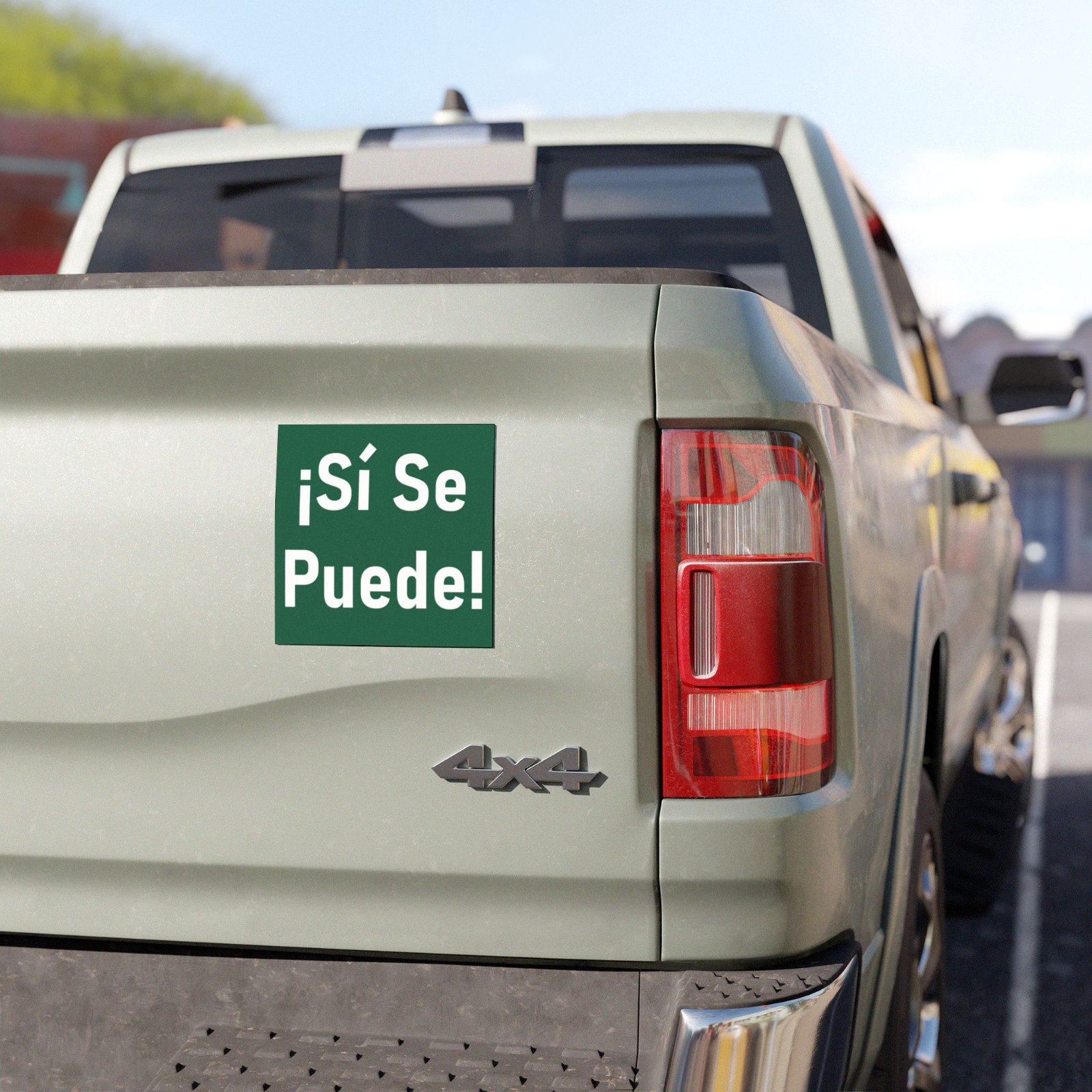 Si Se Puede Sticker 4×4″ Yes We Can Spanish Stickers