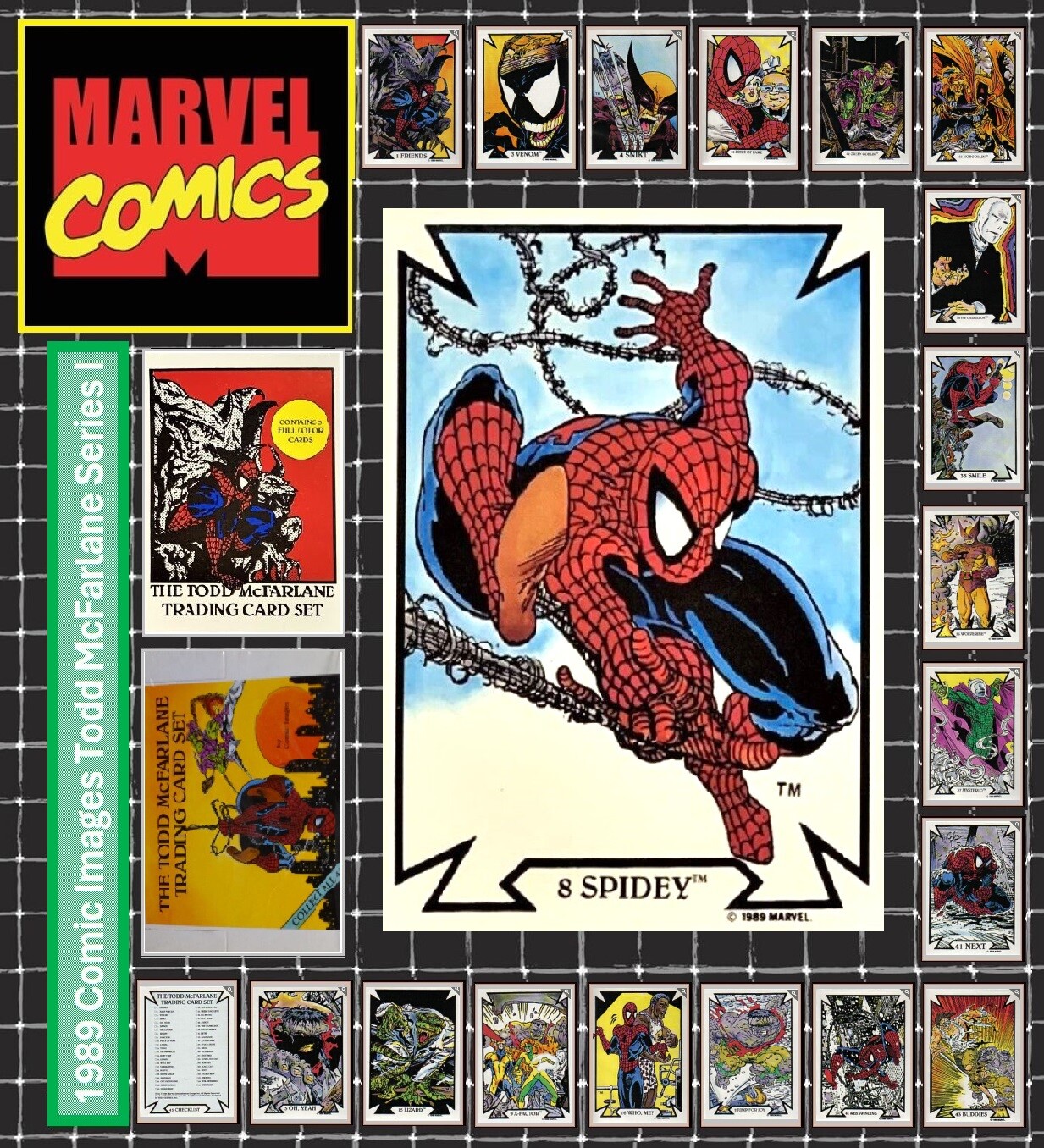 1989 Marvel Comic Images Todd McFarlane Series 1 Cards – Pick Choose a Card