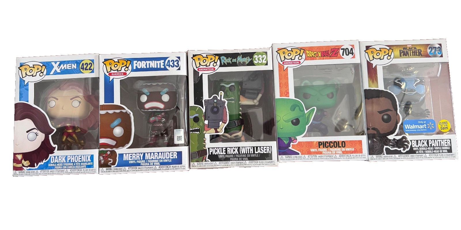 Funko Pop Lot (273, 704, 332, 433, 422)