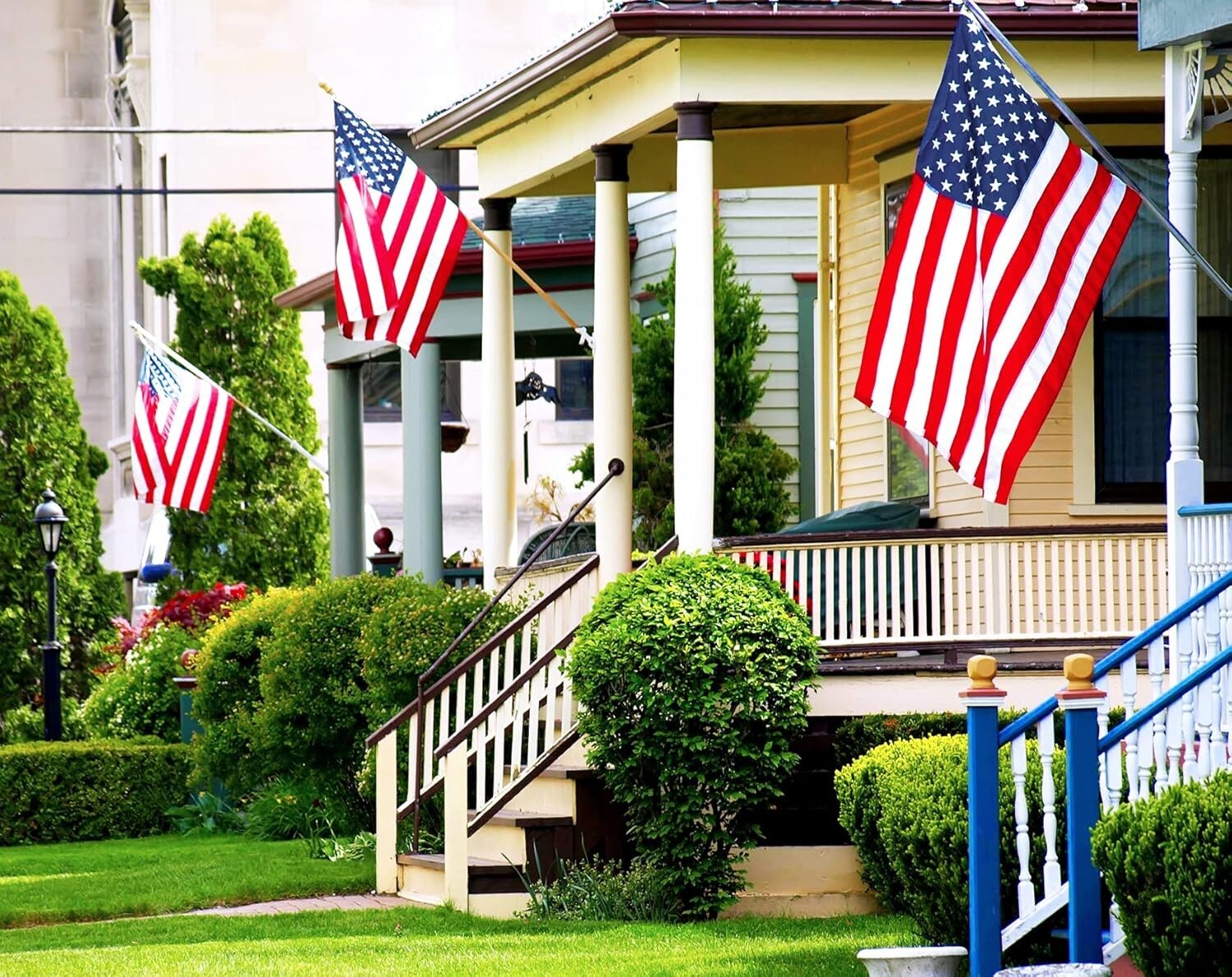3 x 5 FT American Flag US USA National Double Sided Polyester Brass Grommets