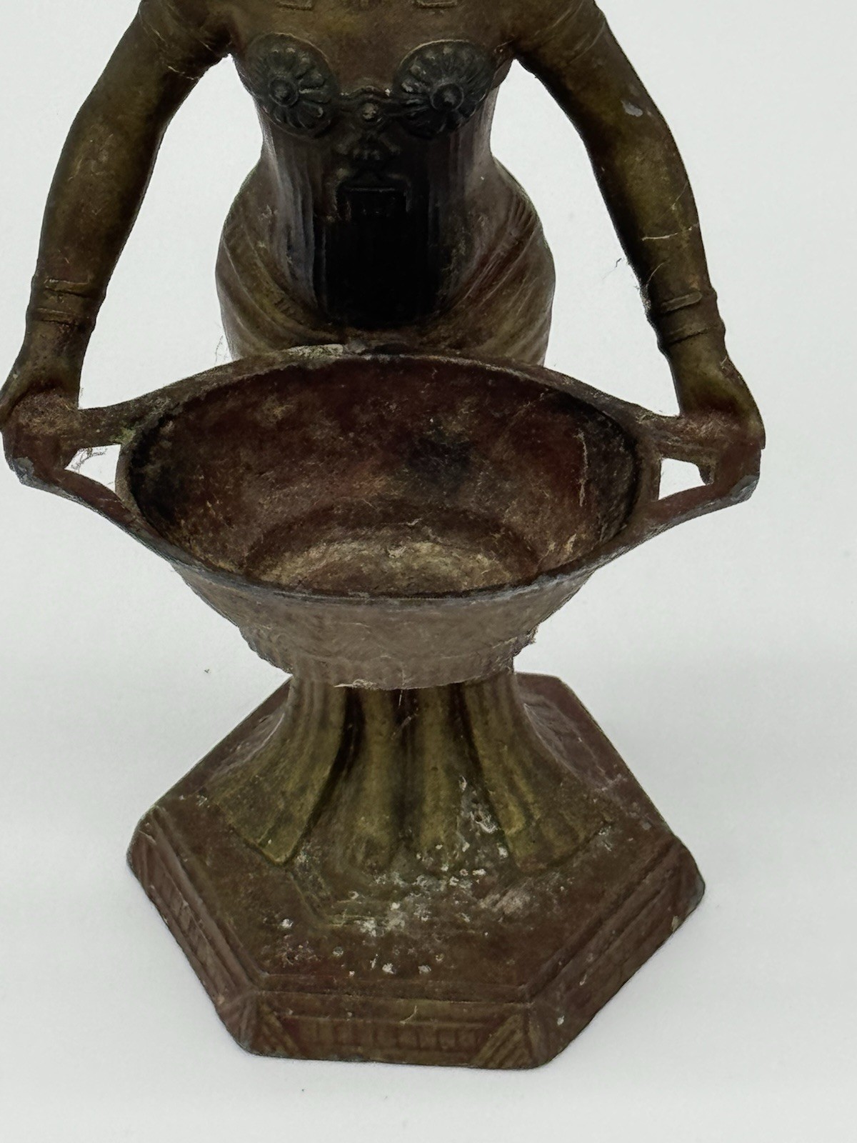 Antique Vantines #1272 Egyptian Revival Incense Burner Art Deco France 1920s
