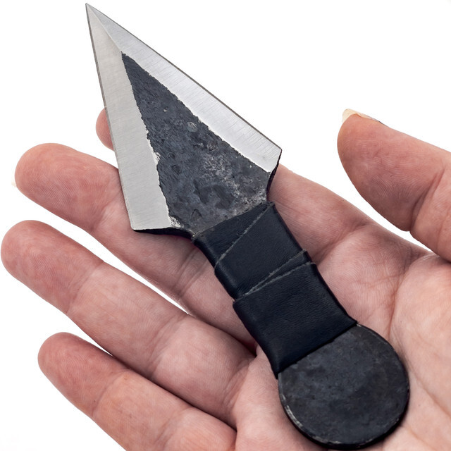 Omnipotent Stars High Carbon Steel Medieval Style Throwing Neck Knife w/ Sheath