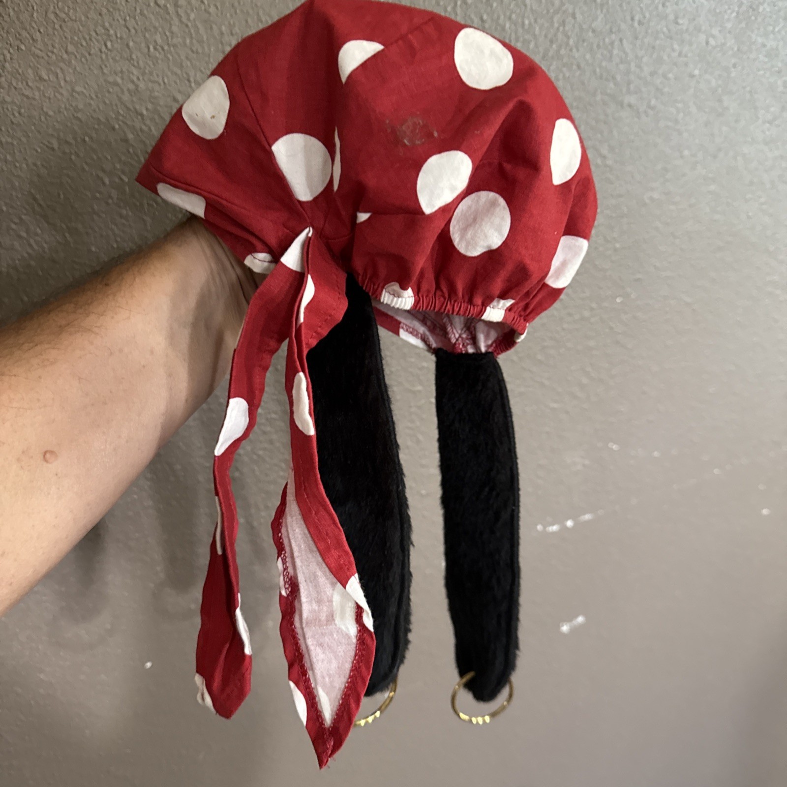 Rare Vintage Disneyland Goofy Ears Pirates of the Caribbean Bandana