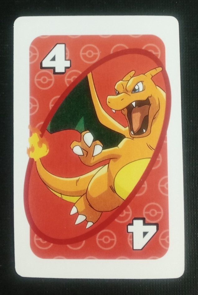 2019 UNO Pokemon Card Red Charizard #4