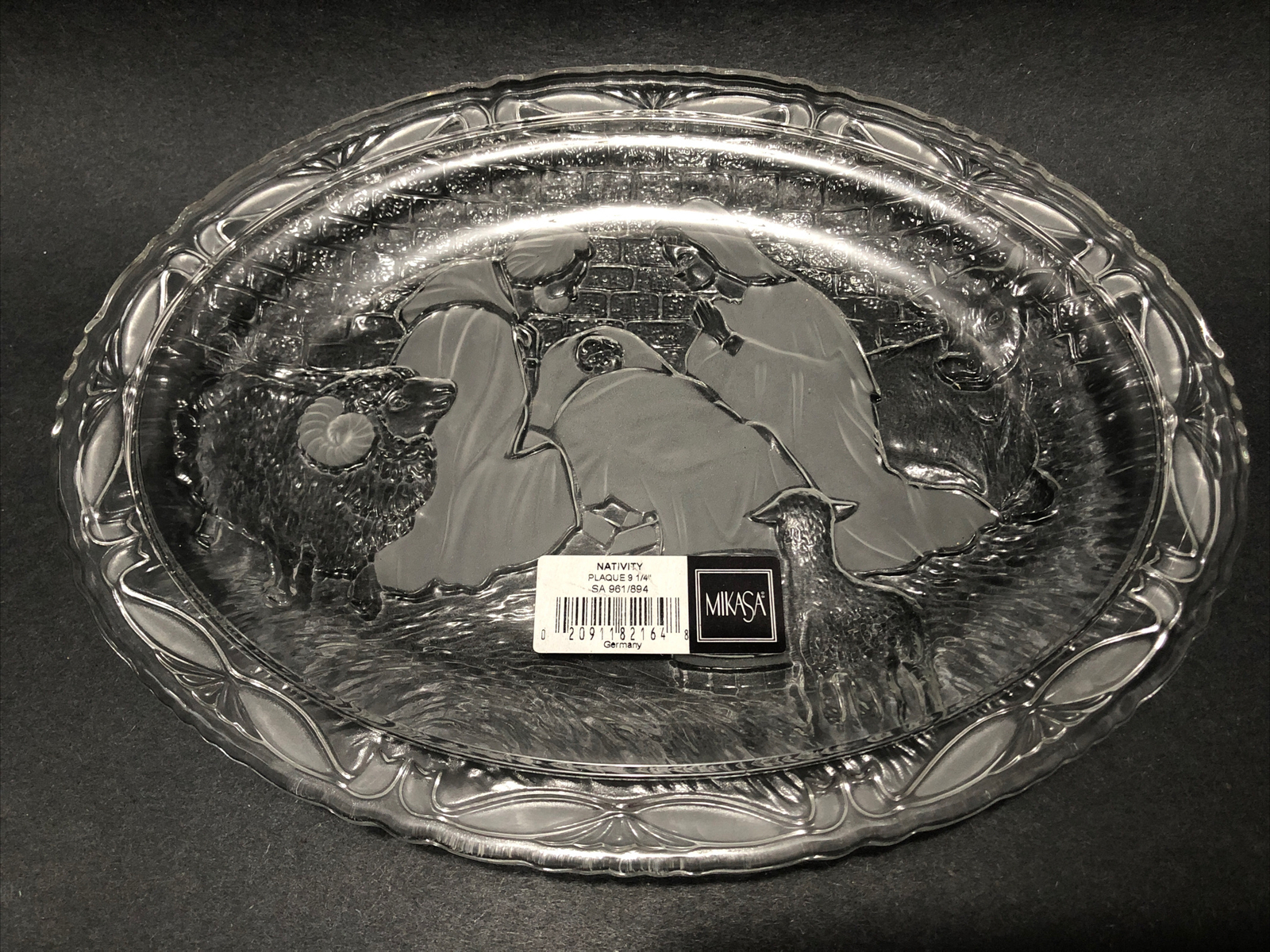Mikasa Celebrations Nativity Plaque 9 1/4 Inches Platter Serving Germany New