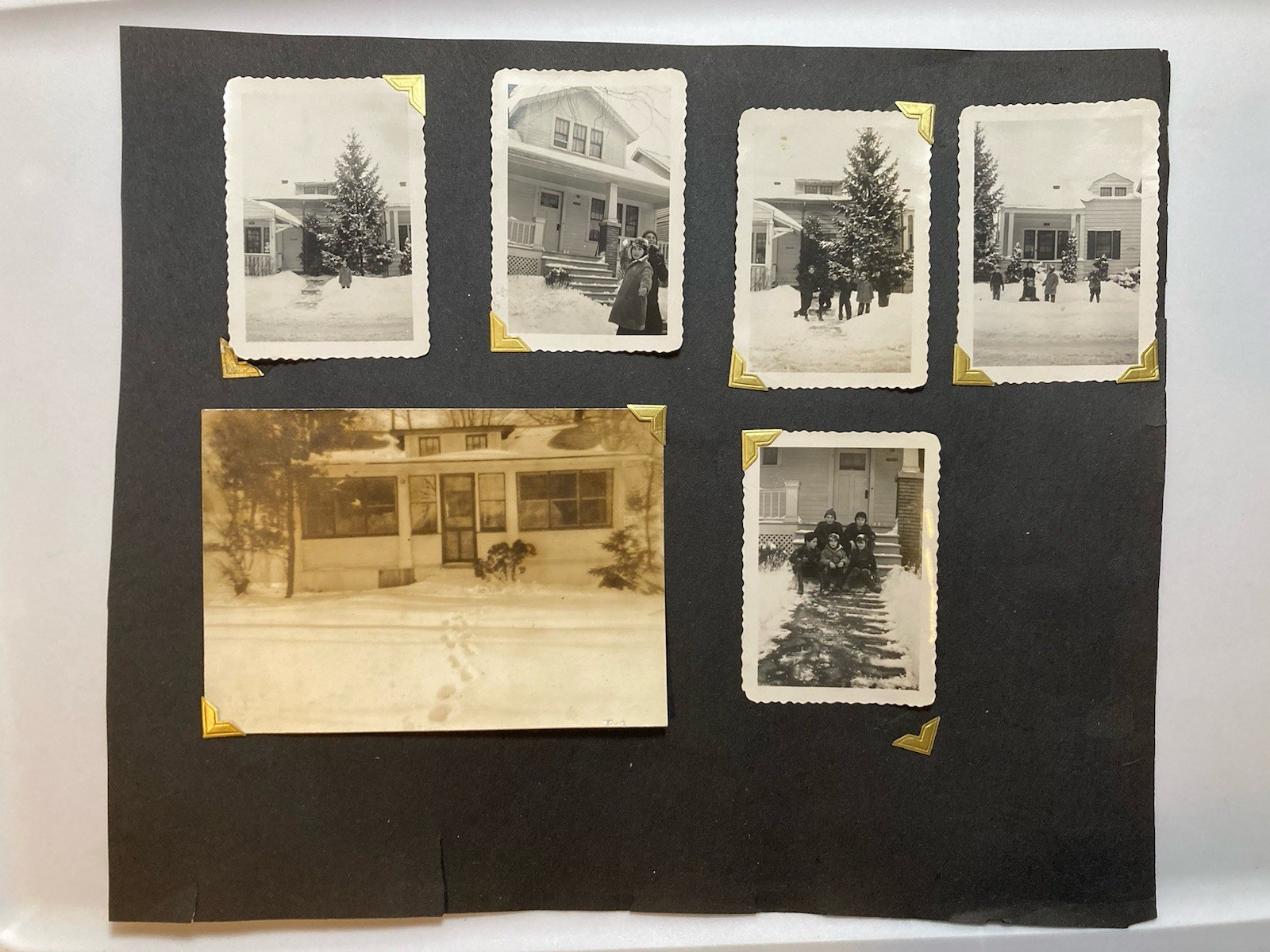 1938 California Near Lake Tahoe „The Endless Winter“ Vintage Photos Lot of 6