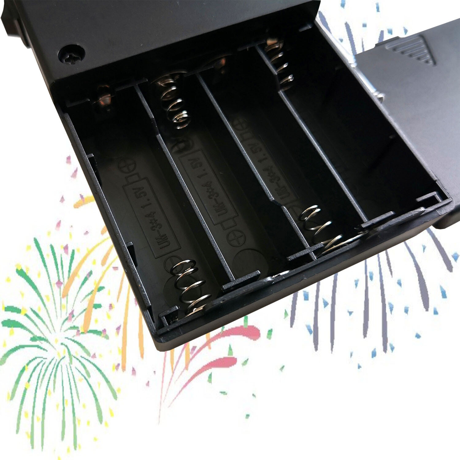60 Cues fireworks firing system Ship From USA 500M ABS Waterproof Case Control