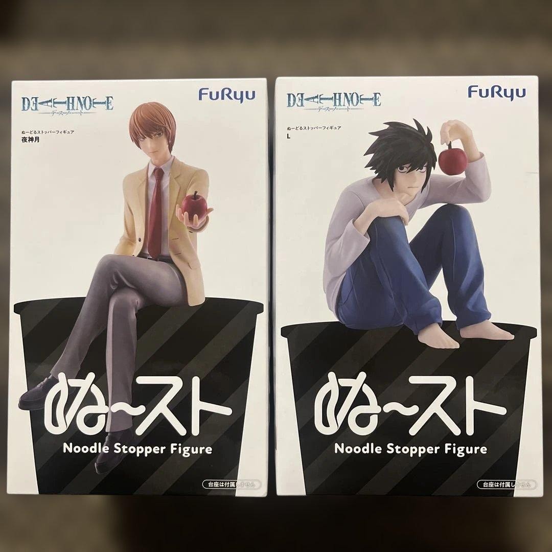 DEATH NOTE Light Yagami & L Noodle Stopper Figure Set Furyu