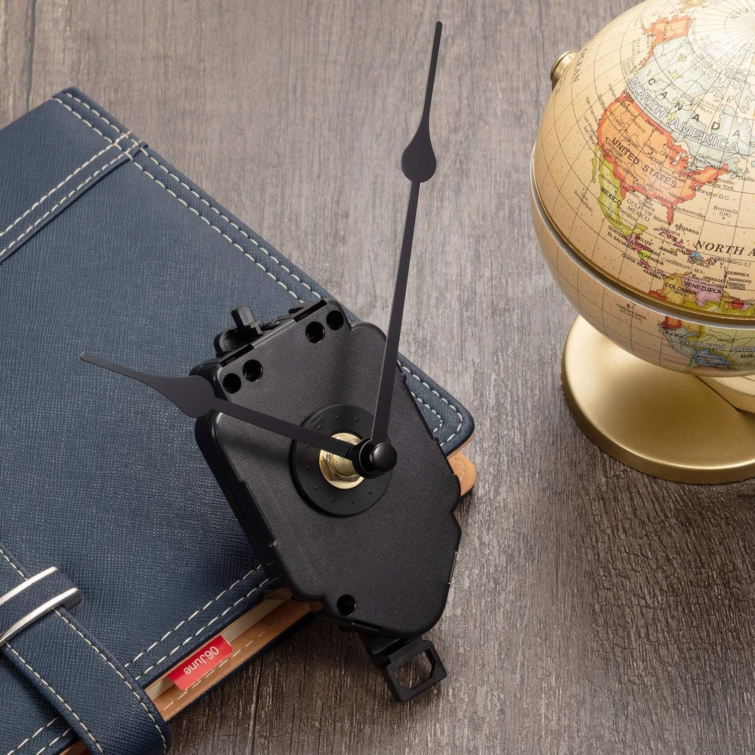 Frameless DIY Clock Movement Kit with Pendulum – Easy Installation Included
