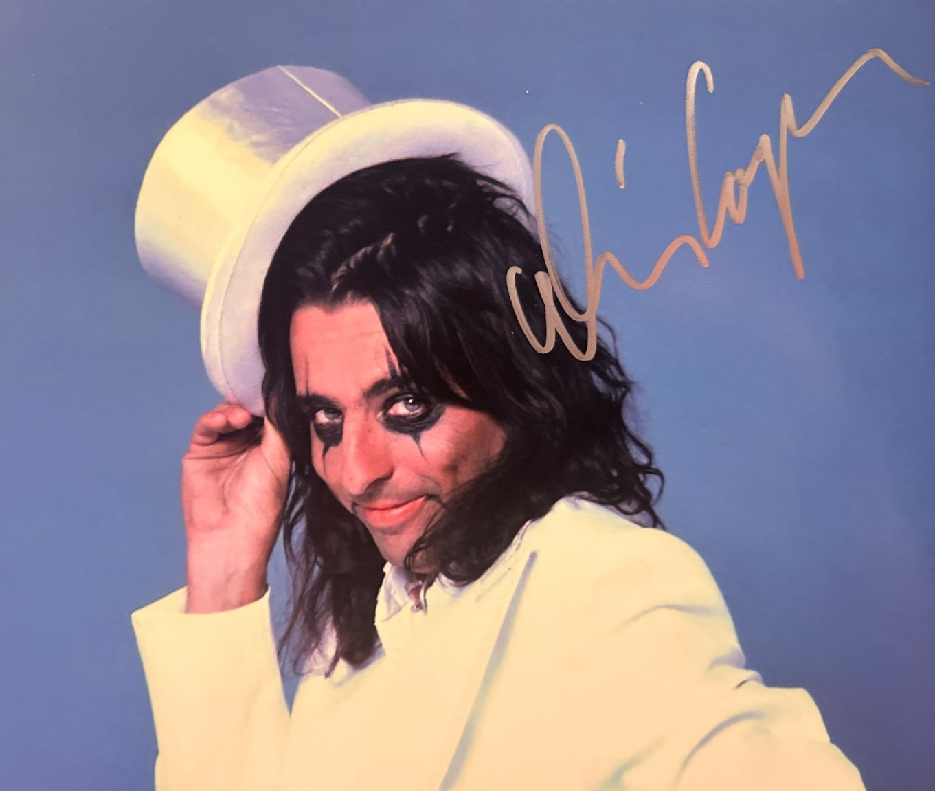 ALICE COOPER Hand Signed 8×10 inch Original Authentic Autograph w/COA