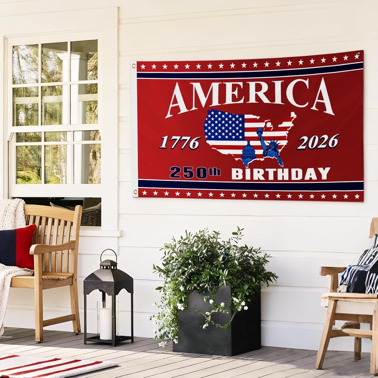 3×5 Ft Double-Sided American Flag | Perfect for 4th of July & -Round Joy