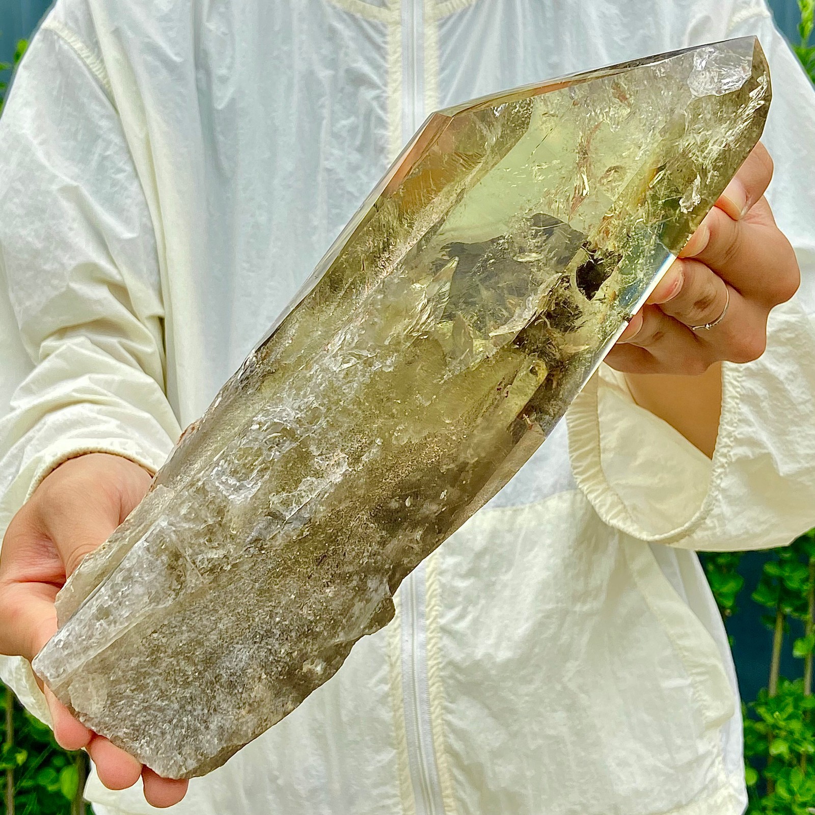 5.2LB Natural Citrine backbone cluster mineral specimen quartz crystal healing