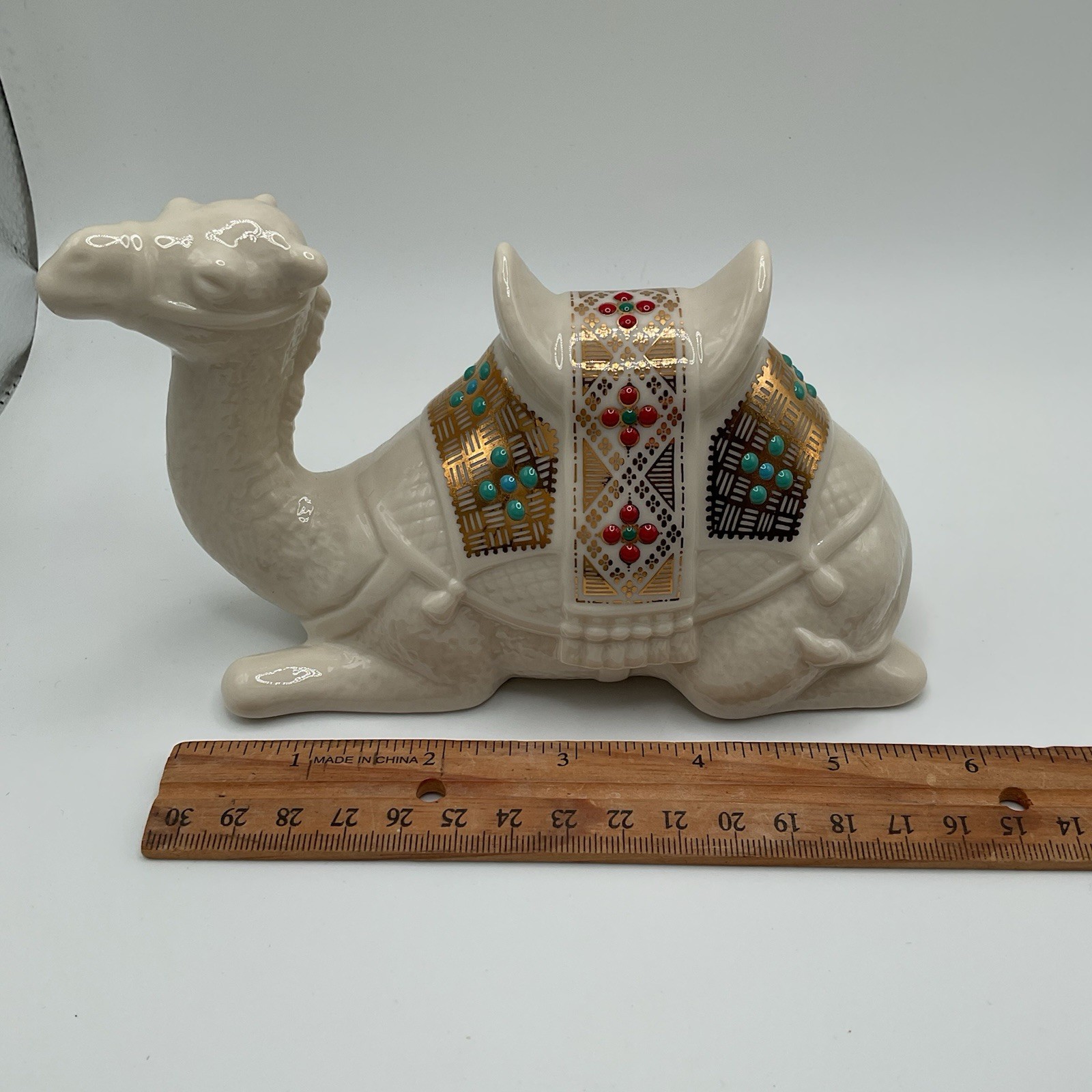 Lenox China Jewels Nativity Kneeling Camel Figurine 1994 Made In USA VTG No Box