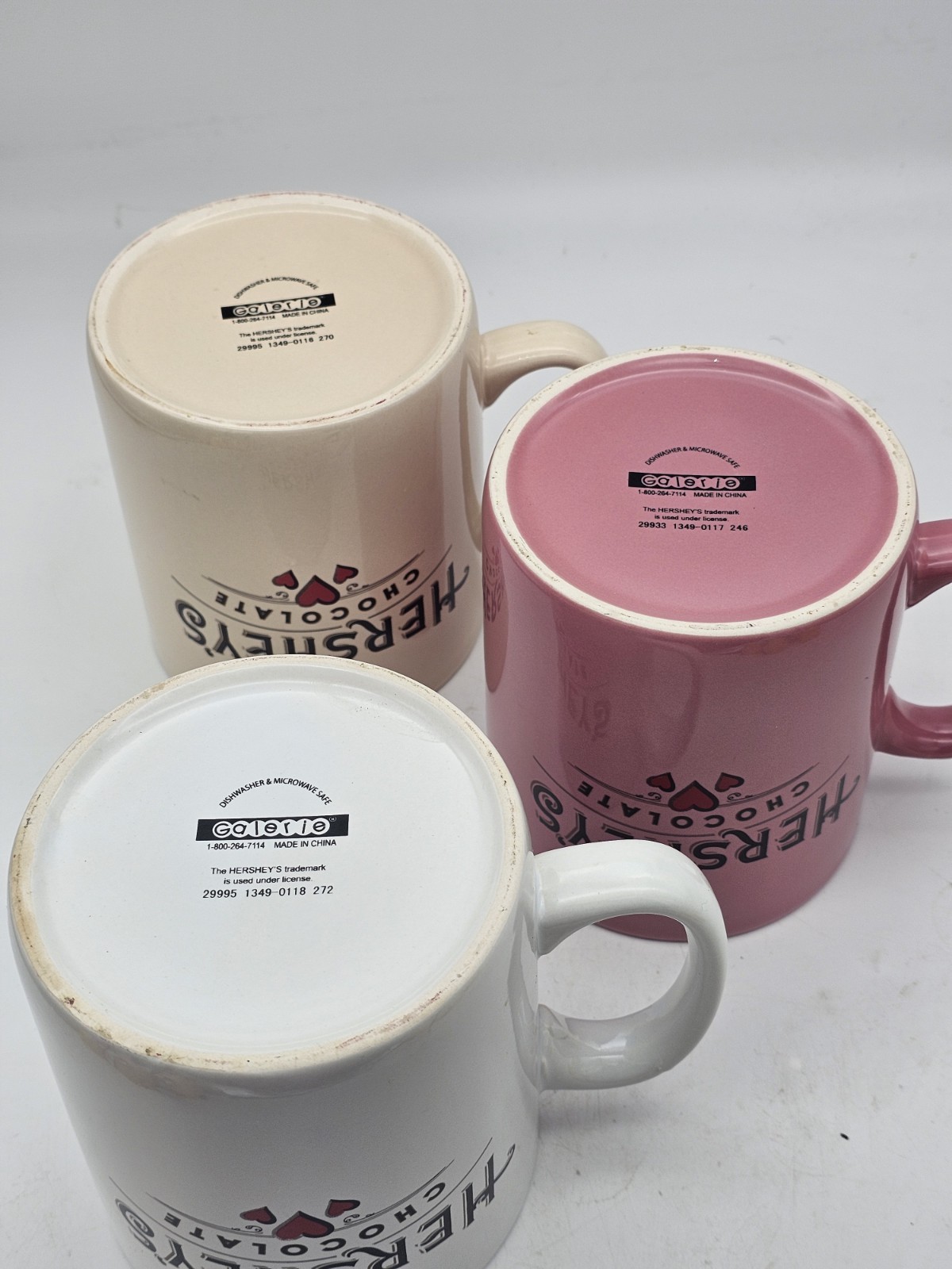 Oversized 32 Oz. Vintage Hershey’s Chocolate Mugs All Occasions XL Set Of 3