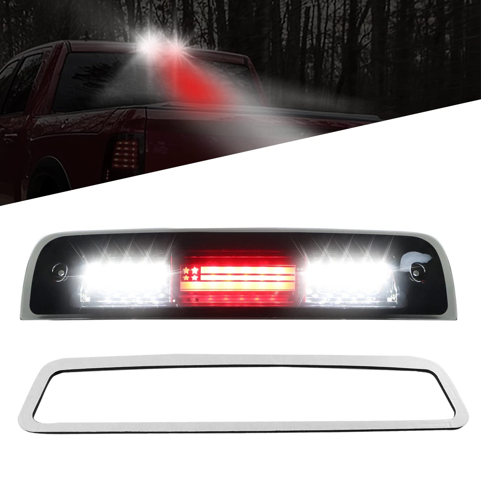 Third 3rd Brake Light Fit for Dodge Ram 1500 2009-2017,Ram 2500 3500 2010-201…