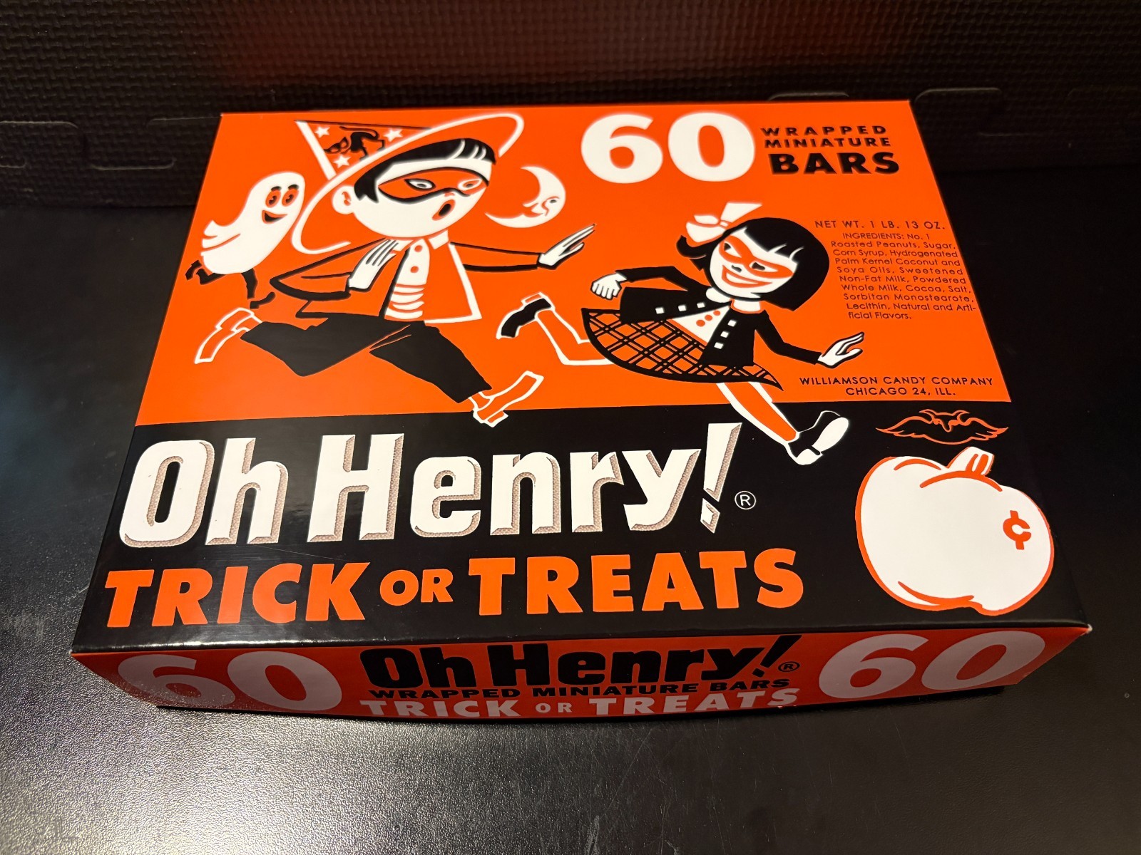 1950s Oh Henry (Halloween, variation #5) – Empty custom design display box