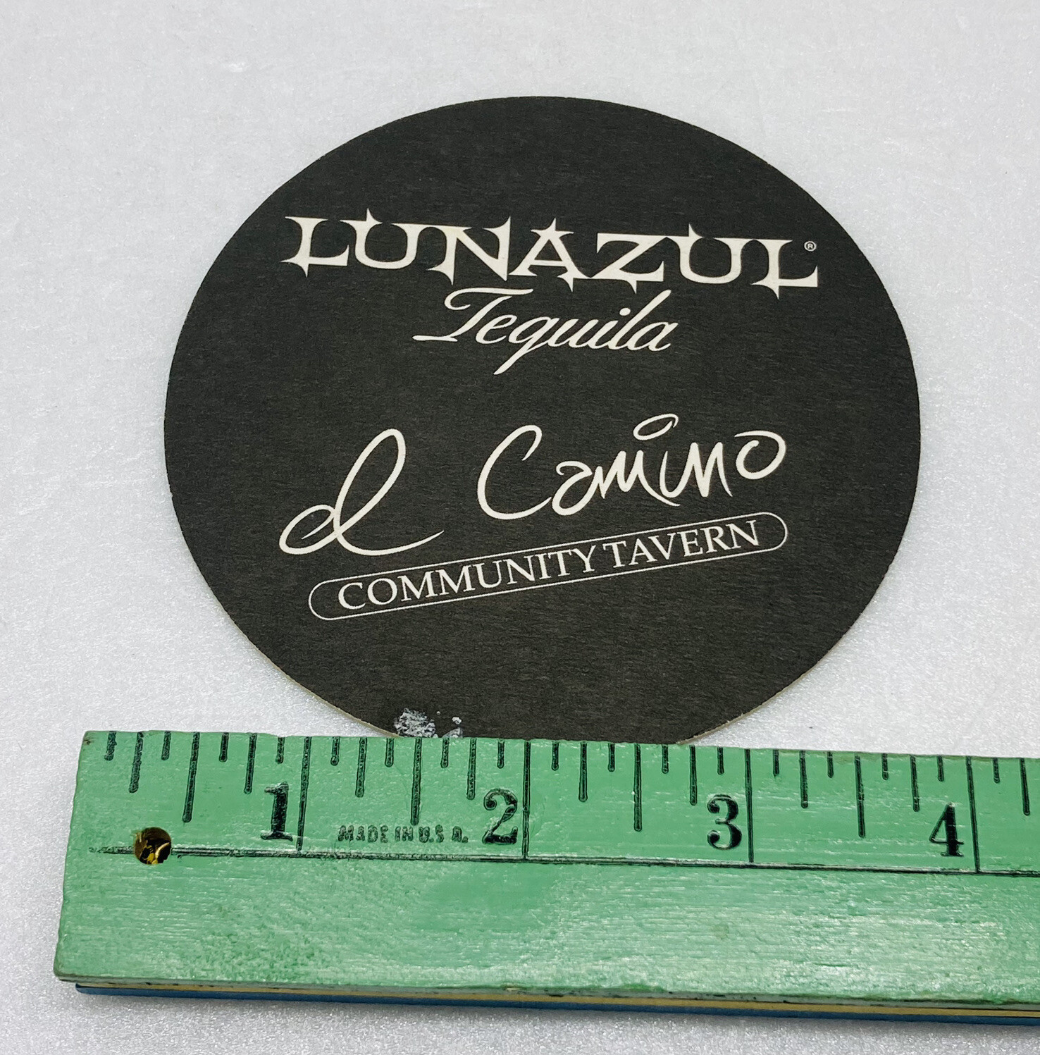Vintage Lunazul Tequila Paper Drinking Coaster Community Tavern Art Decor 31