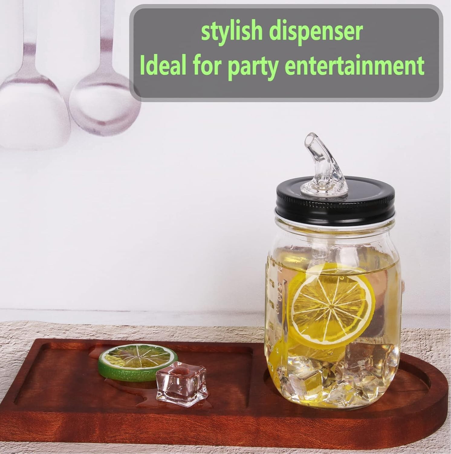 Versatile 10-Pack Mason Jar Spout Dispenser Caps – Ideal for All Liquids