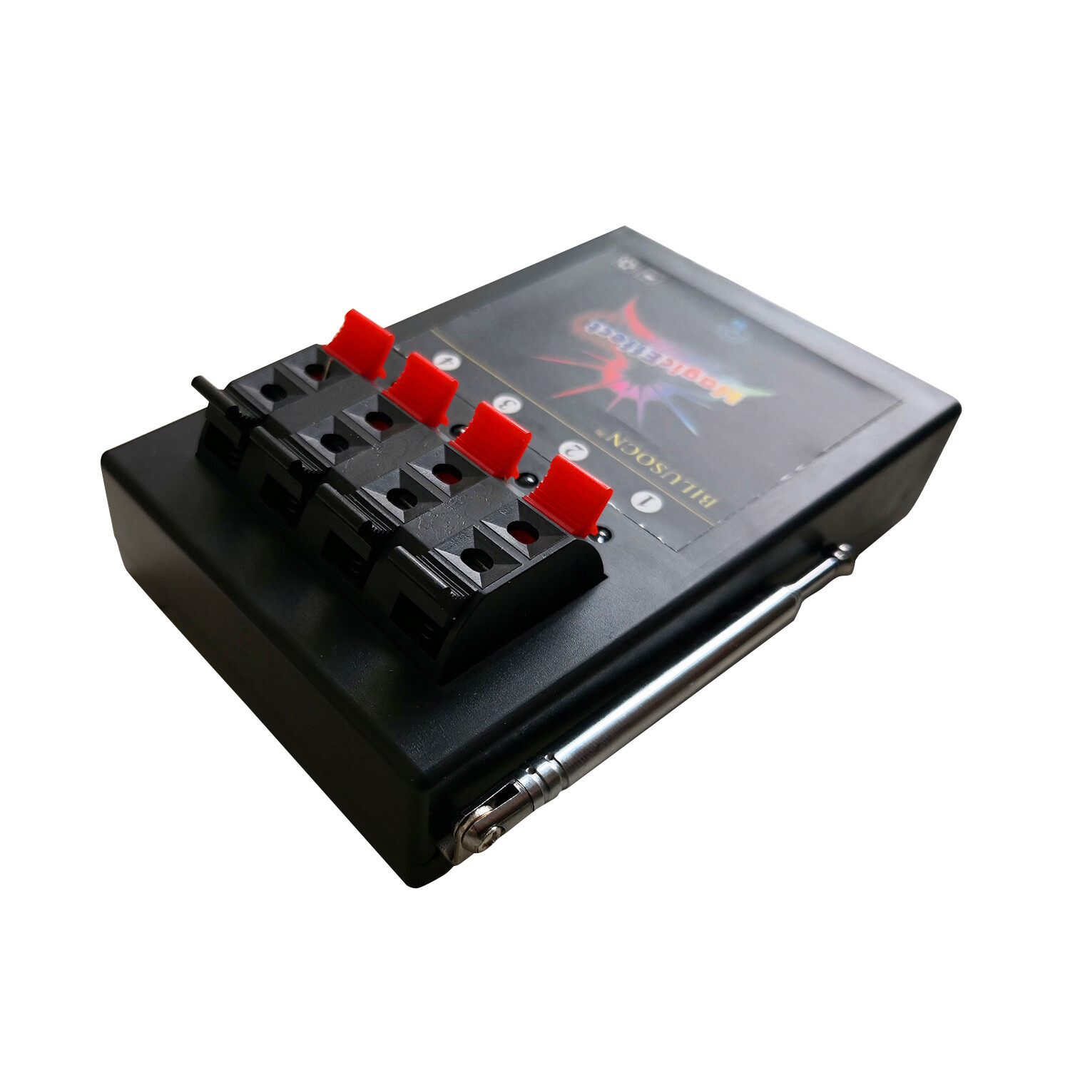 BILUSOCN 6 PCS 4 cues receiver box 433MHZ for fireworks firing system
