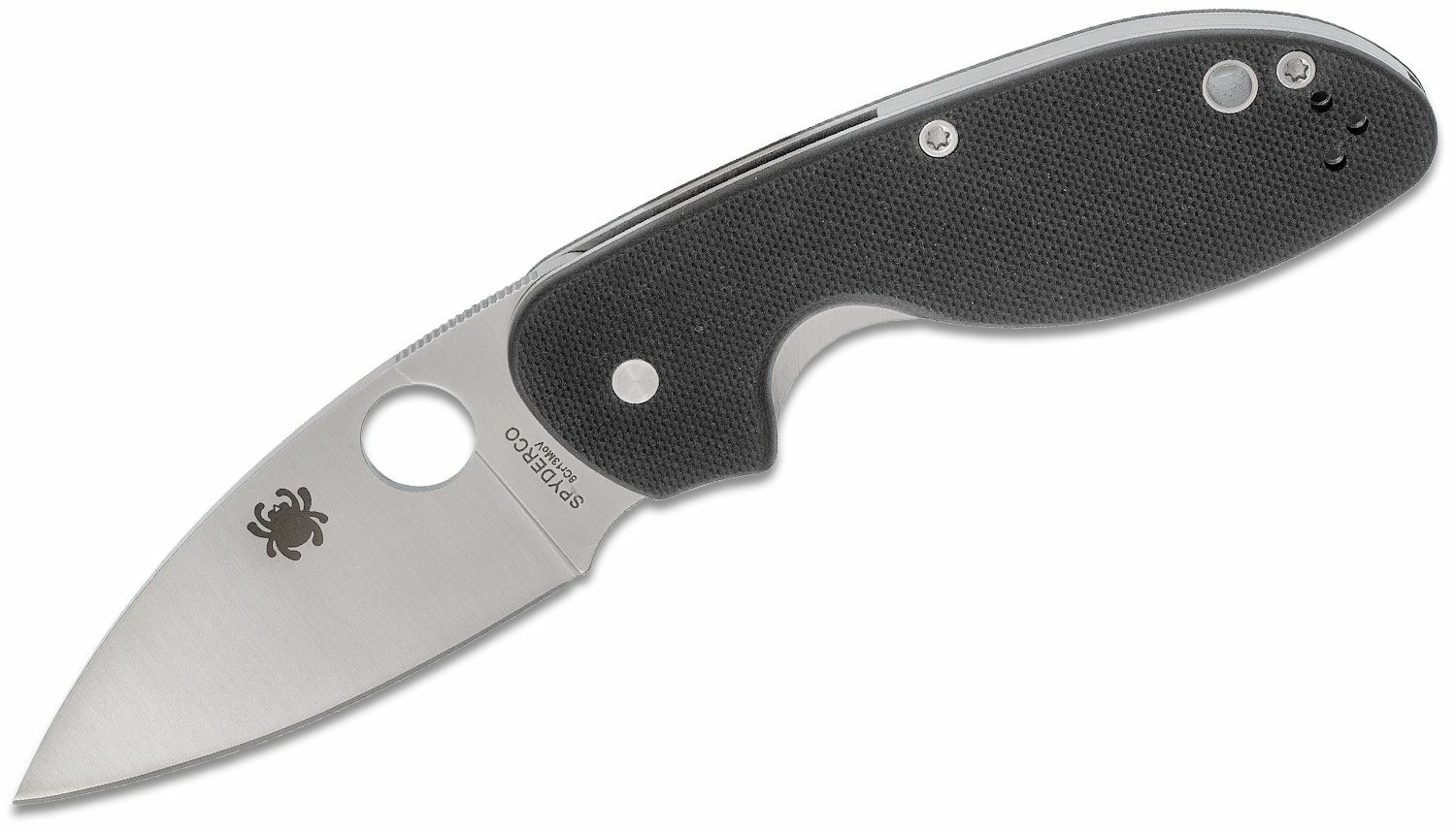 Spyderco Knife Efficient Black G10 8Cr13MoV C216GP